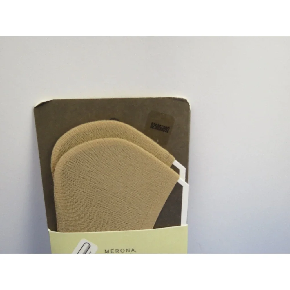 Target Merona Womens Shoe Liners Tan Nude Shoe Size 4-10 Two Pairs NEW